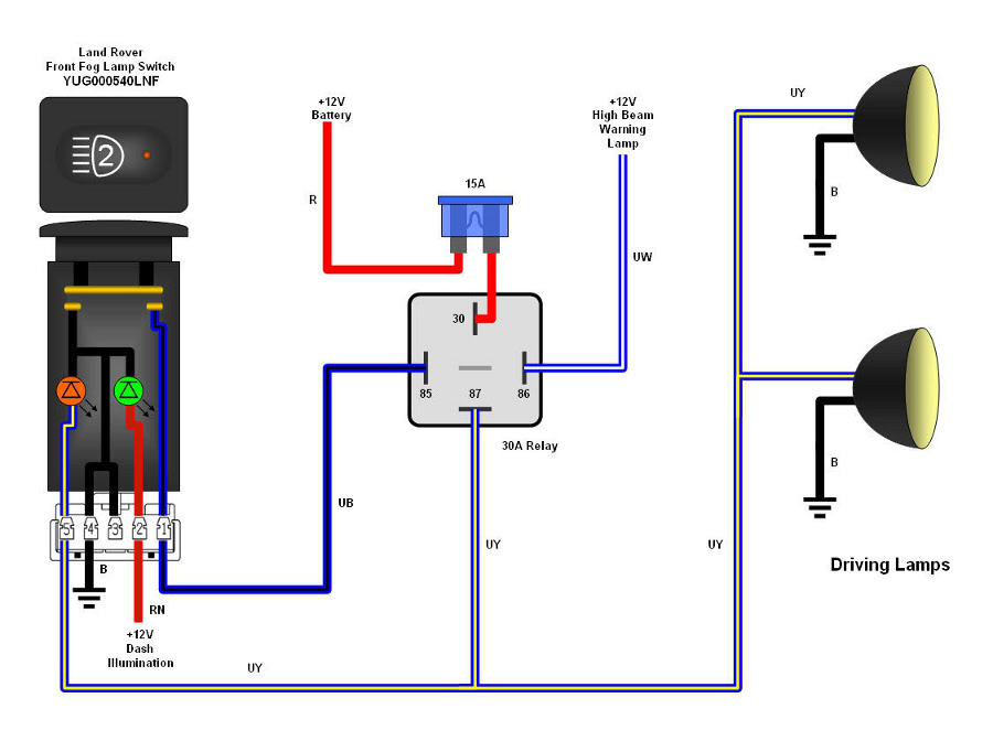 How To Wire Up Driving Lights